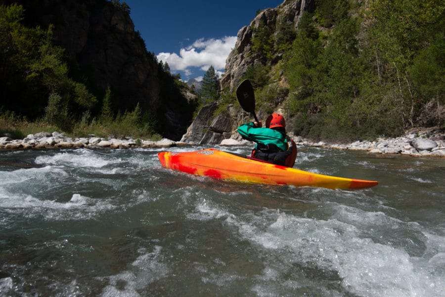 Kayak dans les Hautes-Alpes